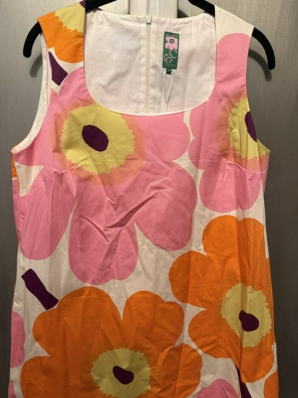 Marimekko Kestit Unikko Poplin Mini Shift Dress - NWT - RARE - Picture 5 of 16